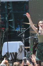 NOAH CYRUS Performs at Y100 Mack-a-poolooza Festival in Miami 07/15/2017