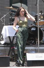 NOAH CYRUS Rehearsing for Mackapoolooza at Fontainebleau Hotel in Miami 07/15/2017