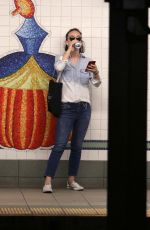 OLIVIA WILDE Out and About in New York 07/20/2017