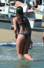 OLYMPIA VALANCE in Bikini at a Beach in Mykonos 07/07/2017