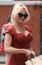 PAMELA ANDERSON Arrives at Ecuadorian Embassy in London 07/06/2017