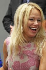 PAMELA ANDERSON at Comi-con in London 07/28/2017