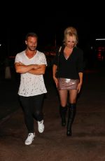 PAMELA ANDERSON Leaves VIP Room in Saint Tropez 07/18/2017