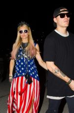 PARIS HILTON and Chris Zlyka at 4th of July Party in Ibiza 07/04/2017