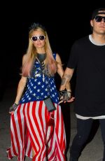 PARIS HILTON and Chris Zlyka at 4th of July Party in Ibiza 07/04/2017