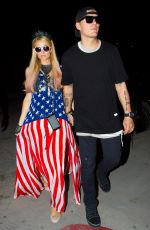 PARIS HILTON and Chris Zlyka at 4th of July Party in Ibiza 07/04/2017