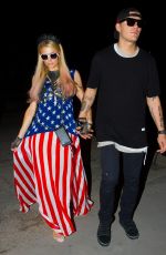PARIS HILTON and Chris Zlyka at 4th of July Party in Ibiza 07/04/2017