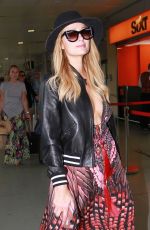 PARIS HILTON Arrives at Airport in Ibiza 07/02/2017