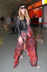 PARIS HILTON Arrives at Airport in Ibiza 07/02/2017