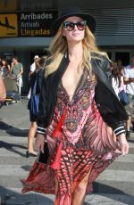 PARIS HILTON Arrives at Airport in Ibiza 07/02/2017