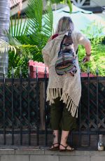 PARIS JACKSON Going Over a Wall in Los Angeles 07/16/2017