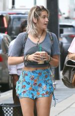 PARIS JACKSON in Shorts Out in New YOrk 07/19/2017