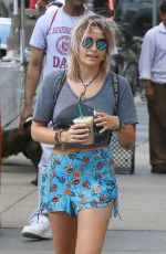 PARIS JACKSON in Shorts Out in New YOrk 07/19/2017