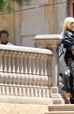 PENELOPE CRUZ on the Set of Versace: American Crime Story in Los Angeles 07/11/2017