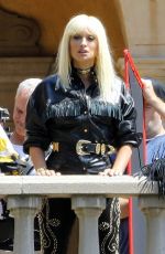 PENELOPE CRUZ on the Set of Versace: American Crime Story in Los Angeles 07/11/2017