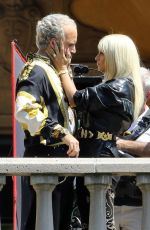 PENELOPE CRUZ on the Set of Versace: American Crime Story in Los Angeles 07/11/2017