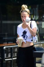 PETA JMURGATROYD at a Starbucks in Los Angeles 07/19/2017
