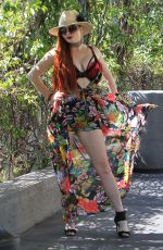 PHOEBE PRICE Out in Beverly Hills 07/07/2017