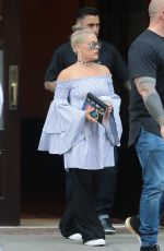 PINK Leaves Her Hotel in New York 07/05/2017