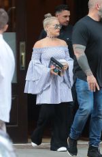 PINK Leaves Her Hotel in New York 07/05/2017