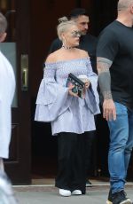 PINK Leaves Her Hotel in New York 07/05/2017