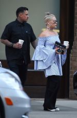 PINK Leaves Her Hotel in New York 07/05/2017