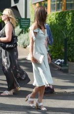 PIPPA MIDDLETON Arrives at Wimbledon in London 07/10/2017