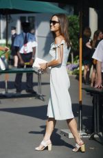 PIPPA MIDDLETON Arrives at Wimbledon in London 07/10/2017