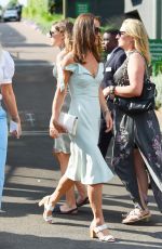 PIPPA MIDDLETON Arrives at Wimbledon in London 07/10/2017