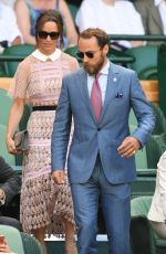 PIPPA MIDDLETON at Wimbledon Championships in London 07/05/2017\