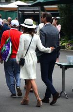 PIPPA MIDDLETON Leaves Wimbledon Tennis Championships in London 07/14/2017