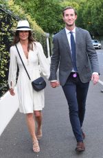 PIPPA MIDDLETON Leaves Wimbledon Tennis Championships in London 07/14/2017