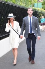 PIPPA MIDDLETON Leaves Wimbledon Tennis Championships in London 07/14/2017