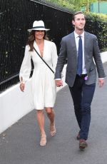 PIPPA MIDDLETON Leaves Wimbledon Tennis Championships in London 07/14/2017