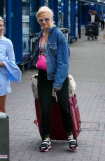 PIXIE LOTT Arrives at London City Airport 07/19/2017