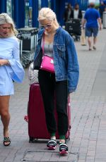PIXIE LOTT Arrives at London City Airport 07/19/2017