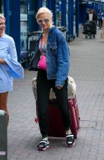 PIXIE LOTT Arrives at London City Airport 07/19/2017
