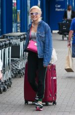 PIXIE LOTT Arrives at London City Airport 07/19/2017