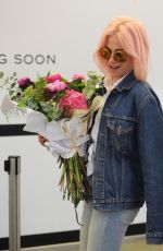 PIXIE LOTT at Eurostar Station in London 07/04/2017