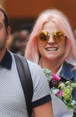 PIXIE LOTT at Eurostar Station in London 07/04/2017
