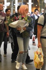 PIXIE LOTT at Eurostar Station in London 07/04/2017