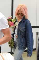 PIXIE LOTT at Eurostar Station in London 07/04/2017