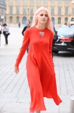 PIXIE LOTT at Schiaparelli Fashion Show at Paris Fashion Week 07/03/2017