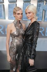 POPPY DELEVINGNE at Valerian and the City of a Thousand Planets Premiere in Hollywood 07/17/2017