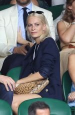POPPY DELEVINGNE at Wimbledon Tennis Championships in London 07/10/2017