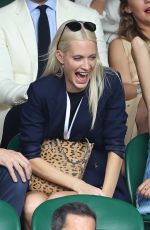 POPPY DELEVINGNE at Wimbledon Tennis Championships in London 07/10/2017