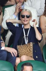 POPPY DELEVINGNE at Wimbledon Tennis Championships in London 07/10/2017