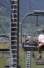 Pregnant HEIDI MONTAG in the Mountains of Crested Butte in Colorado 06/30/2017