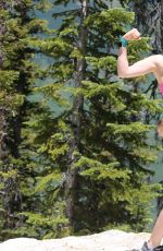 Pregnant HEIDI MONTAG in the Mountains of Crested Butte in Colorado 06/30/2017