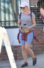 Pregnant HEIDI MONTAG Out in Pacific Palisades 07/04/2017